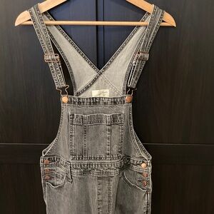 Universal Thread Denim Acid Wash Overalls